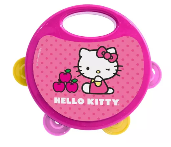 Pandeiro Hello Kitty