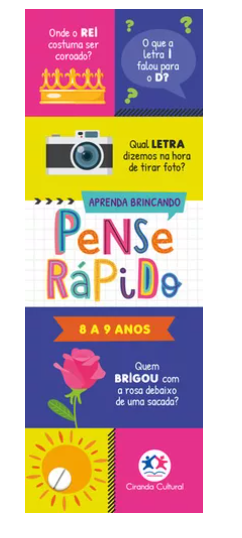 Flash Cards pensa rápido - 8 a 9 anos