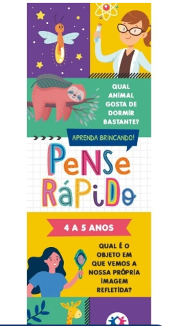 Flash Cards Pensa Rápido - 4 a 5 anos