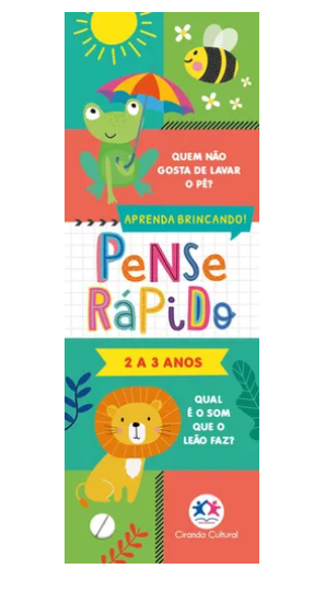 Flash Cards Pensa Rápido - 2 a 3 anos