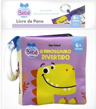 Livro De Pano Que Fofura! Dinossauro Divertido