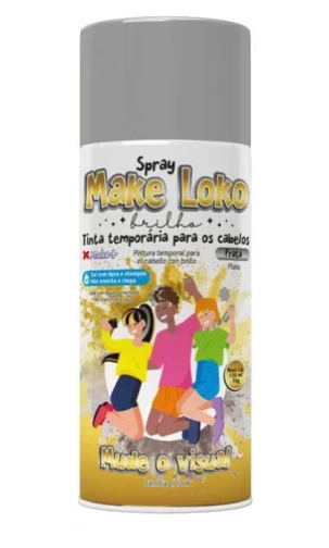 Tinta Temporária Brilho p/Cabelo 120ml