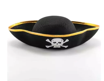 Chapéu Pirata Feltro Infantil