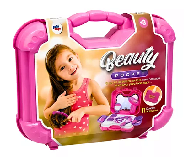 Maleta de Beleza Beauty c/11 pçs