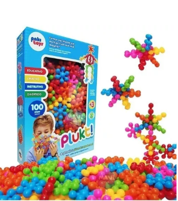 Blocos de Montar Plukt c/100 pçs