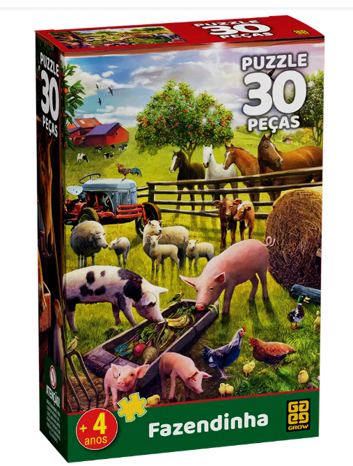 Puzzle Fazendinha c/30 pçs