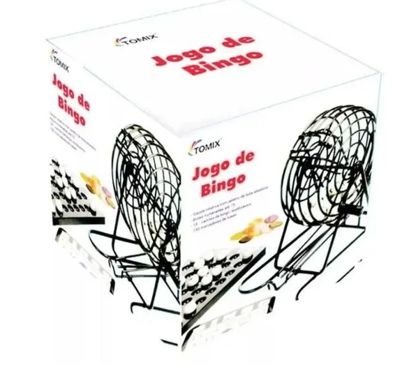 Jogo de bingo completo 75 bolas
