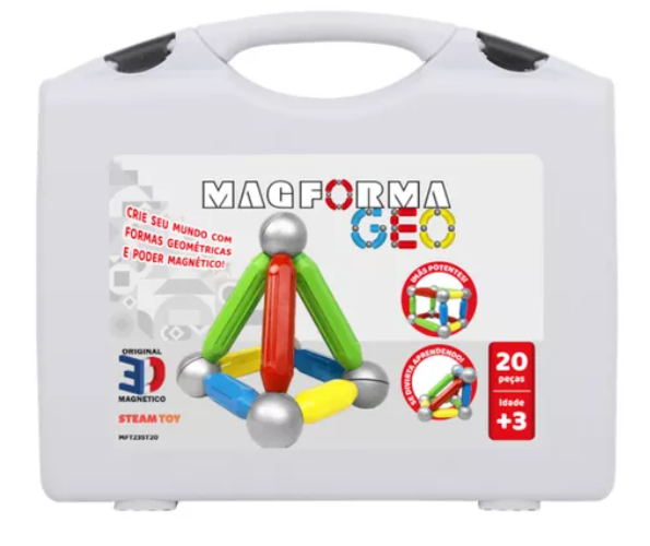 Blocos Magnéticos GEO c/20 pçs