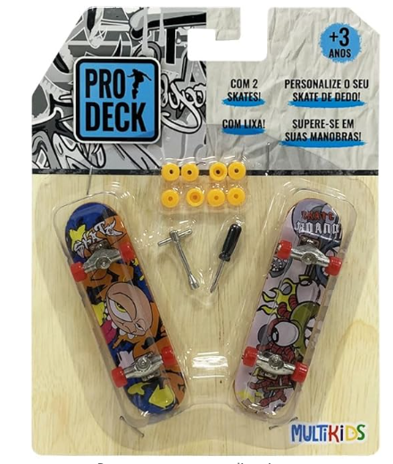 Skate De Dedo c/Acessórios
