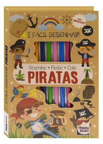 É fácil desenhar! Piratas