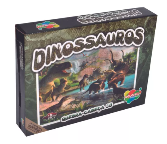Quebra Cabeça 3D Dinossauros