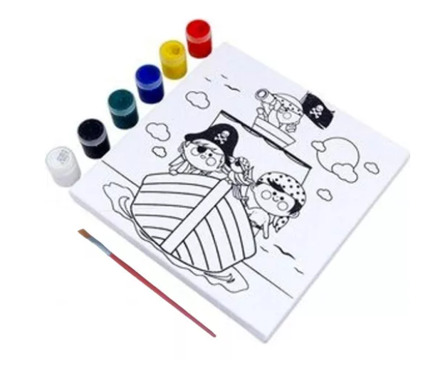 Tela Desenhada para Pintura