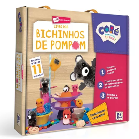 Fazendo arte bichinhos de pompom