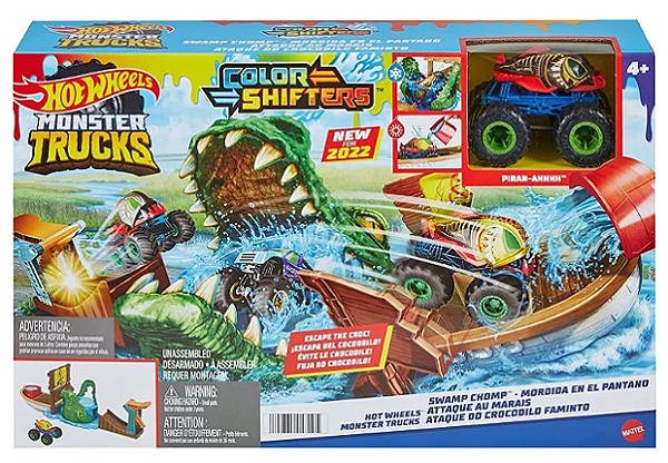 Pista Monster Trucks Hot Wheels Color Shifters