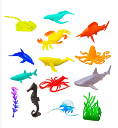 Kit Animais Marinhos c/12 pçs