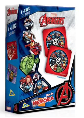 Jogo da memória Avengers