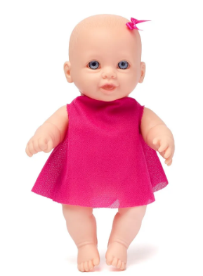 Boneca Bebê S/Cabelo