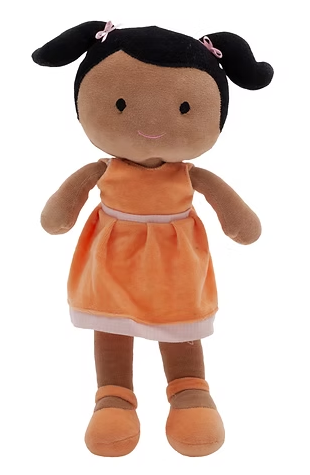 Boneca De Pelúcia Juju Negra