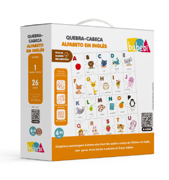 Quebra Cabeça Alfabeto Em Inglês