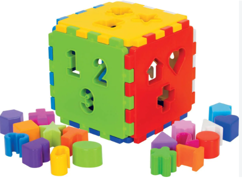 Cubo Didático c/18 pçs