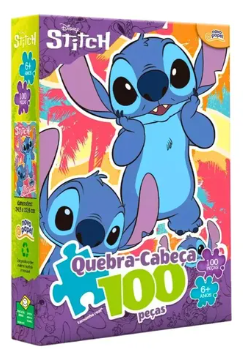 Quebra Cabeça Stitch c/100 pçs