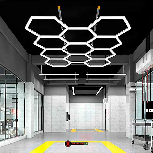 Colmeia Led 6,24x4,8 - Perfil modular