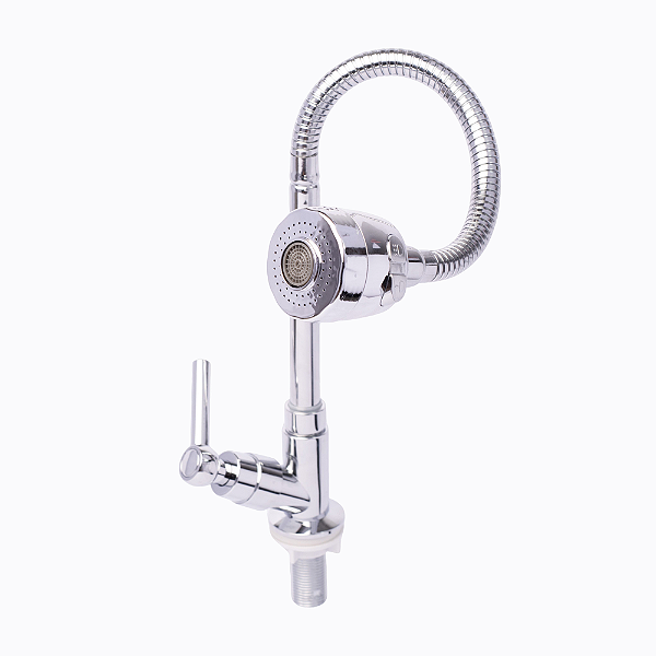 Torneira Cozinha Gourmet Em ABS Jato Regulável (Cromada)