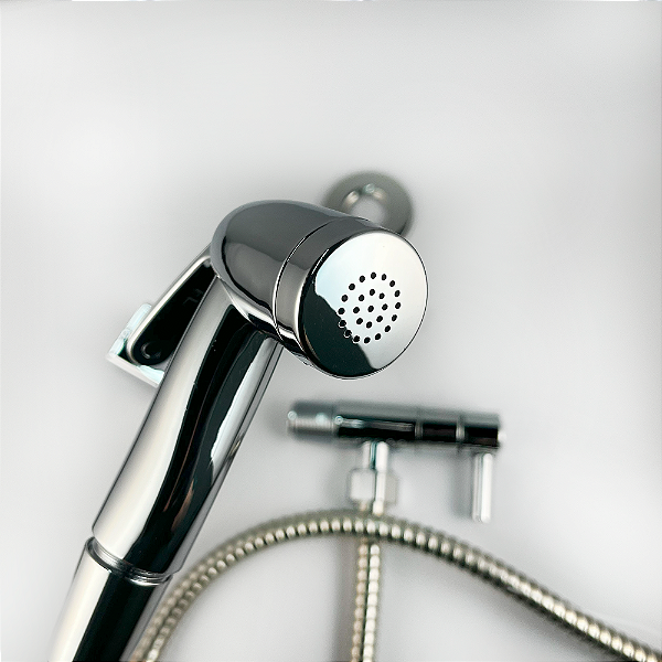 Ducha Higienica Em ABS 1/4 De Volta (Cromada)