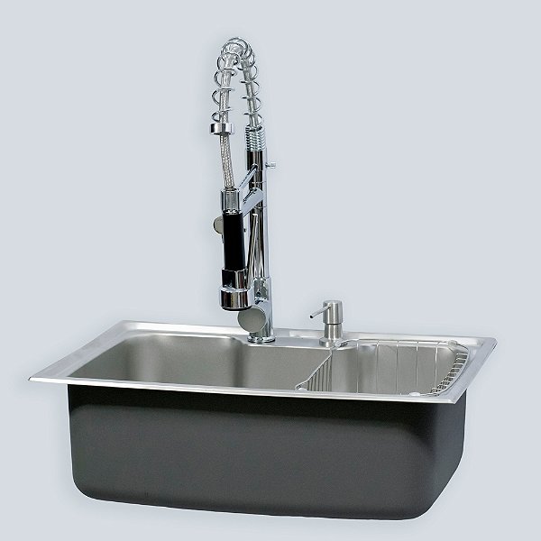 Kit Cuba Cozinha 60x42 + Torneira Gourmet Monocomando