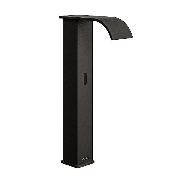 Torneira Bica Alta Sensor Mesa Lavatório Ouse (Preto Fosco)