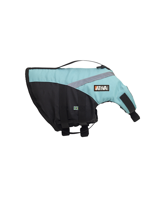 COLETE PARA PET VEST NEON AZUL P ATIVA PET