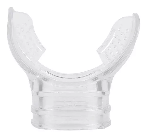 BOCAL DE REGULADOR SNORKEL DE SILICONE TRANSPARENTE