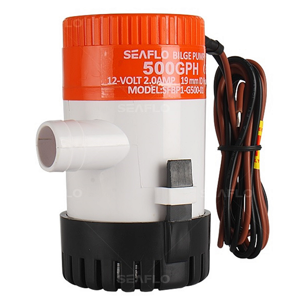 BOMBA DE PORAO 500GPH 12V 1.6A