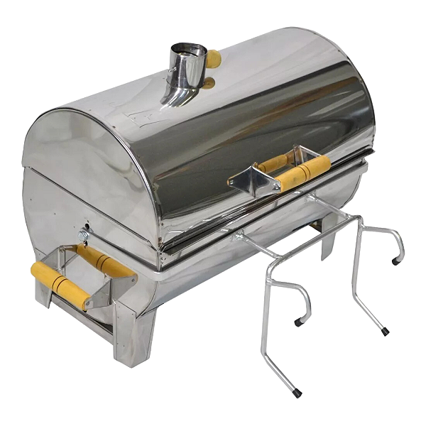 CHURRASQUEIRA PARA BARCO BAFINHO INOX N02 45x26
