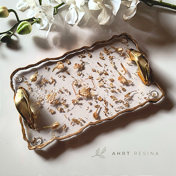 Bandeja geodo flor jasmim