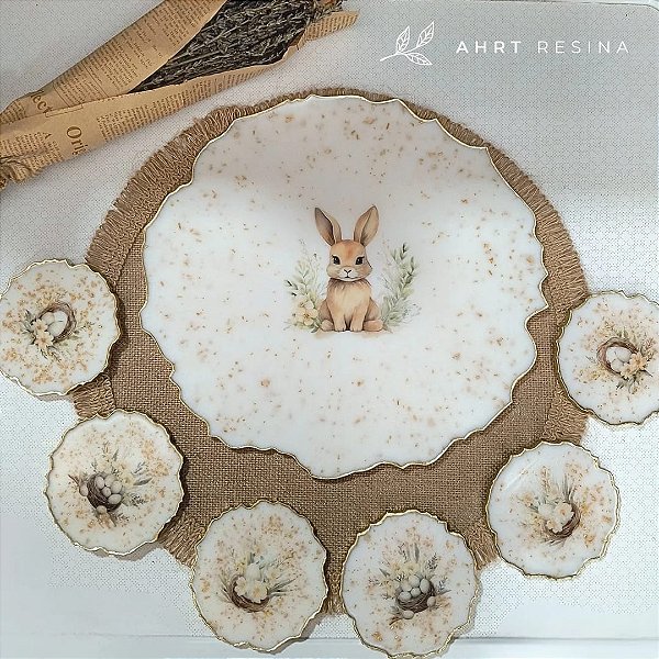 Conjunto Páscoa Happy Easter