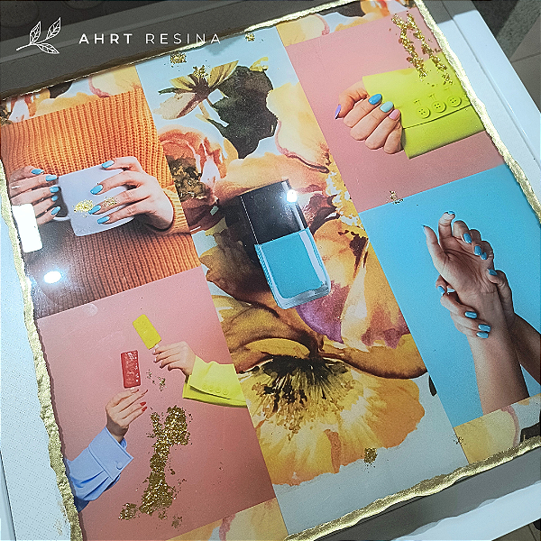 Tampo de mesa 40 cm personalizado