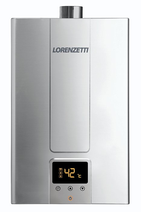 AQUECEDOR LORENZETTI A GAS LZ 2500DE INOX GLP