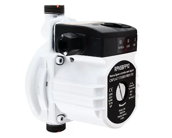 BOMBA DE PRESSURIZAÇÃO 120W - CORPO LATÃO - RPL021F