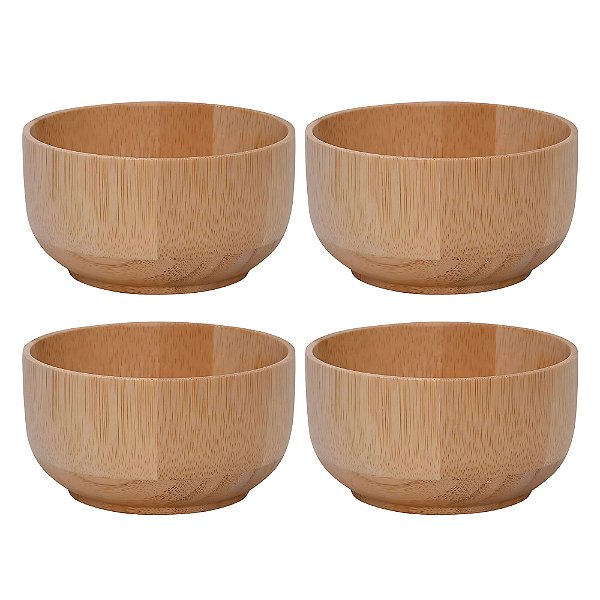 Kit 4 Bowl Ecokitchen Bambu 10cm Leve E Resistente Mimo Style