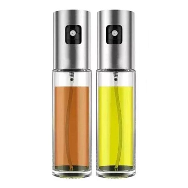 Kit 2 Borrifador Spray De Azeite Vinagre Óleo Multiuso