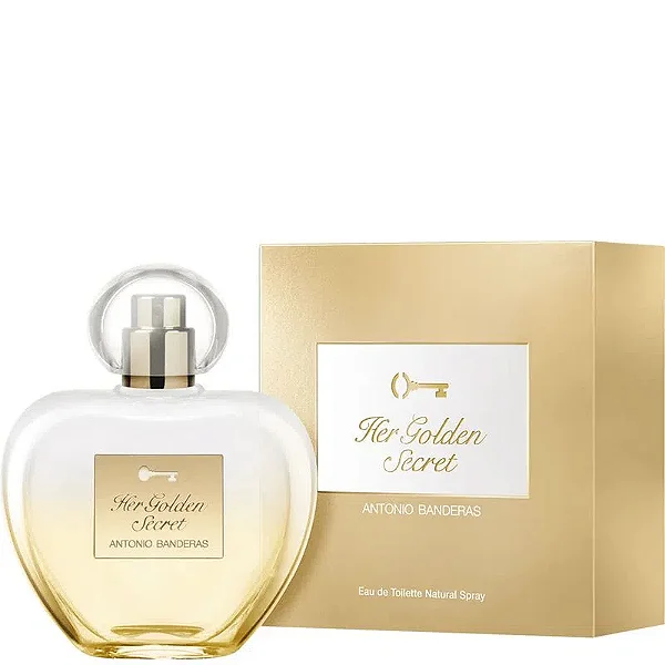 kit Perfume Antonio Banderas Her Golden Secret 80ml Eau De Toilette + Desodorante Spray 200ml