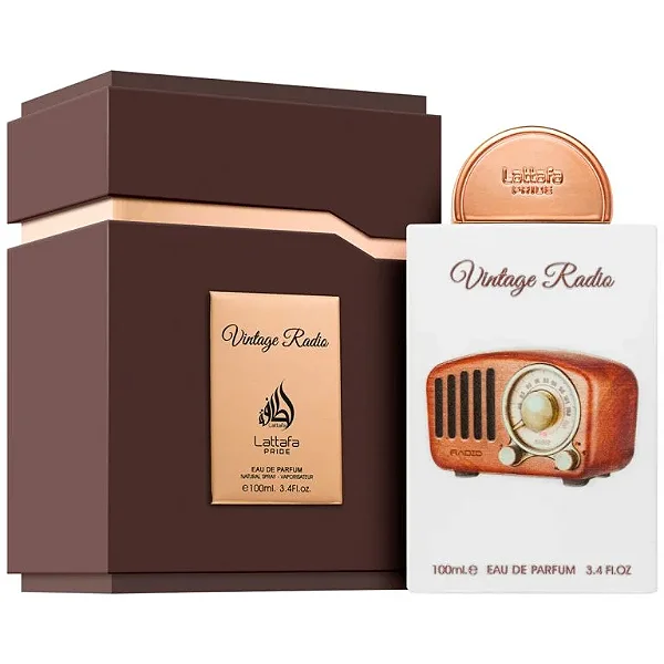 Perfume Árabe Vintage Radio 100ml Lattafa Pride Eau De Parfum