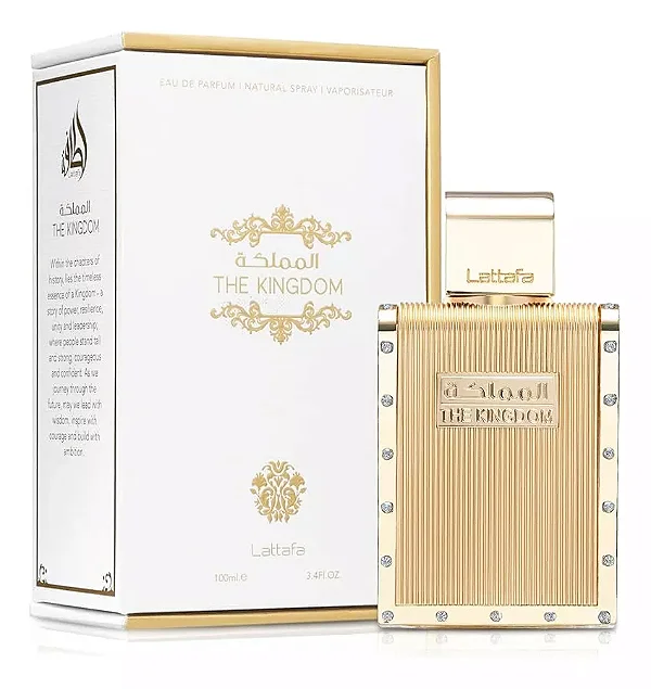 Perfume Árabe The Kingdom 100ml Lattafa Eau De Parfum