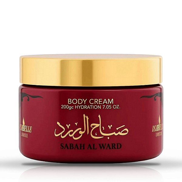 Creme Hidratante Isabelle La Belle Sabah Al Ward 200g