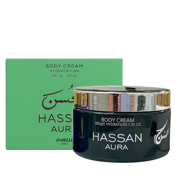Creme Hidratante Hassan Aura Isabelle La Belle 200gr Alta Consistência Pomada