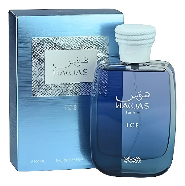 Perfume Árabe Hawas Ice 100ml Rasasi Eau de Parfum
