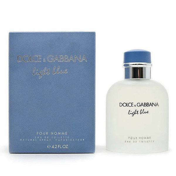 Perfume Light Blue Pour Homme 200ml Eau De Toilette Dolce Gabbana