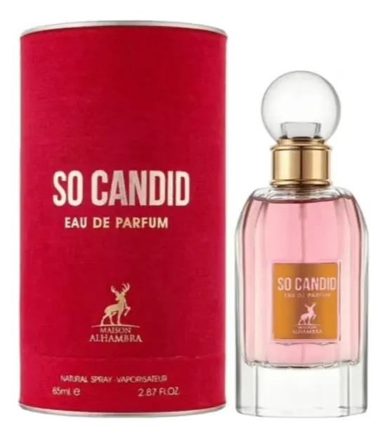 Perfume Árabe So Candid Rouge 85ml Maison Alhambra Eau De Parfum