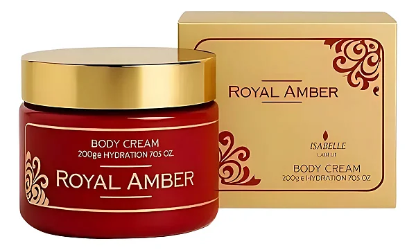 Creme Hidratante Royal Amber Isabelle La Belle 200ml Alta Consistência Pomada